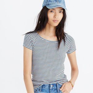Madewell ribbed stripe top
